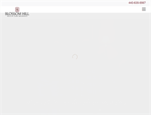 Tablet Screenshot of blossomhillhealthcare.com